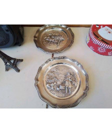 ASSIETTE DECORATIVE ETAIN 