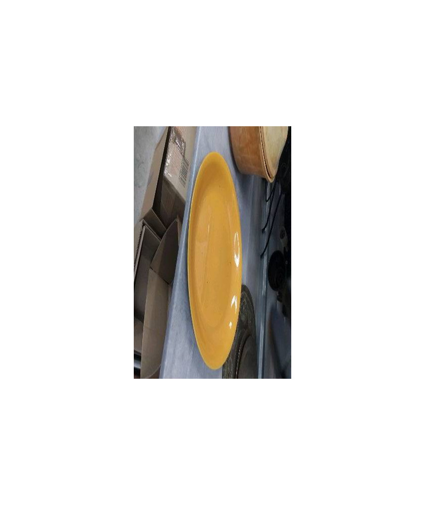 PLAT ROND ORANGE 