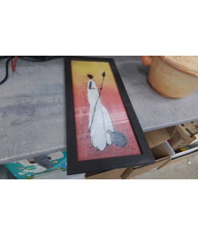 CADRE VERTICAL AFRICAIN 