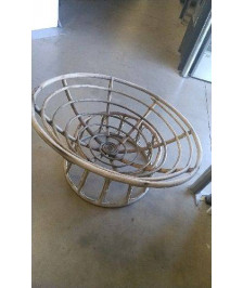 POUF ROTIN GM EN LETAT SANS COUSSIN 