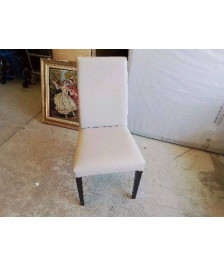 CHAISE DOSSIER HAUT EN SIMILICUIR