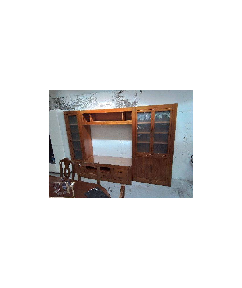 GRAND MEUBLE TV BIBLIOTHÈQUE MODULABLE 