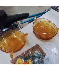 LOT DE 5 TASSES ORANGE