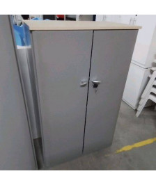 ARMOIRE DE BUREAU 2 PORTE MI HAUTE DESSUS BOIS