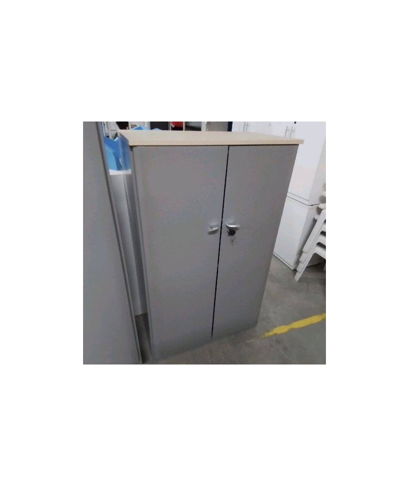 ARMOIRE DE BUREAU 2 PORTE MI HAUTE DESSUS BOIS