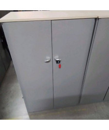 ARMOIRE DE BUREAU 2 PORTES MI HAUTE DESSUS BOIS