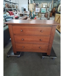 COMMODE PIN 3 TIROIRS 