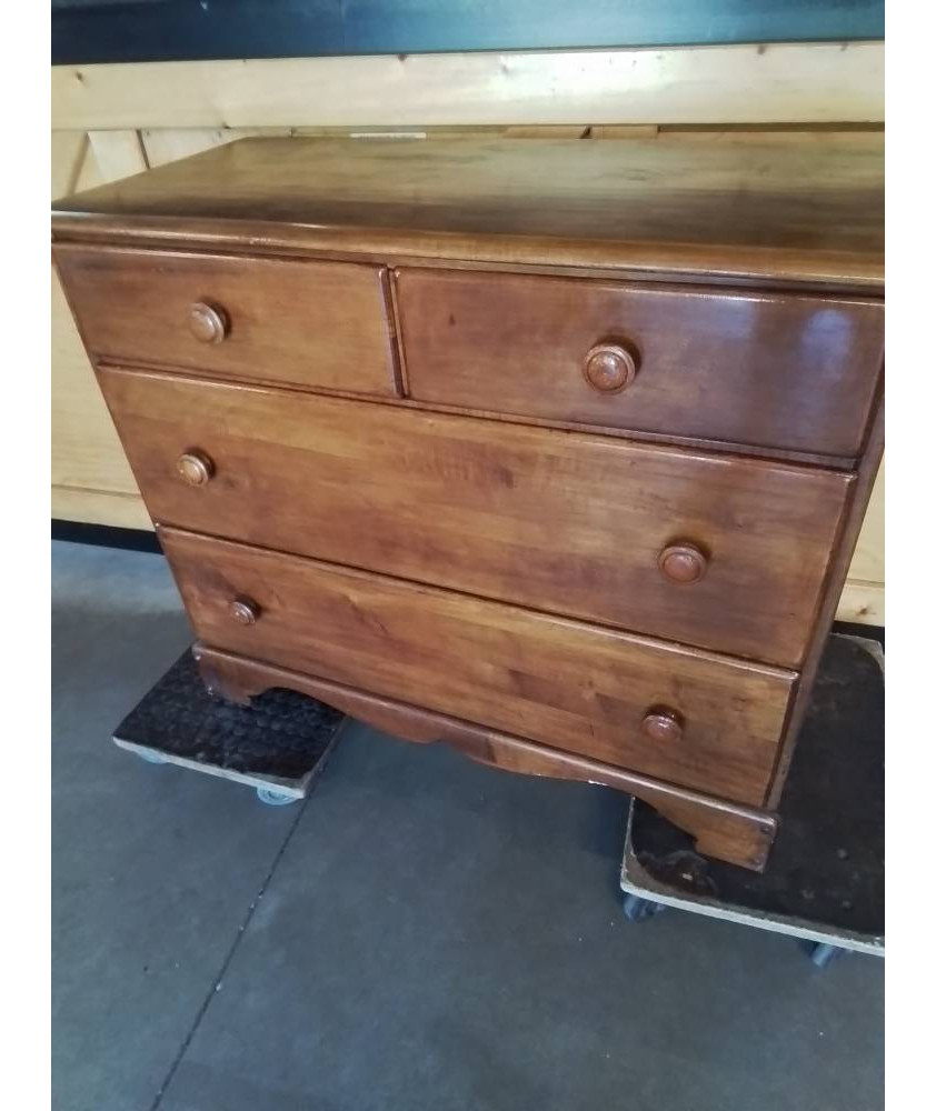 COMMODE BOIS 4 TIROIRS 