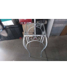 GUERIDON METAL VERRE / PAMPILLE