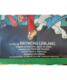 AFFICHE DE CINÉMA TINTIN ET LE LAC AUX REQUINS