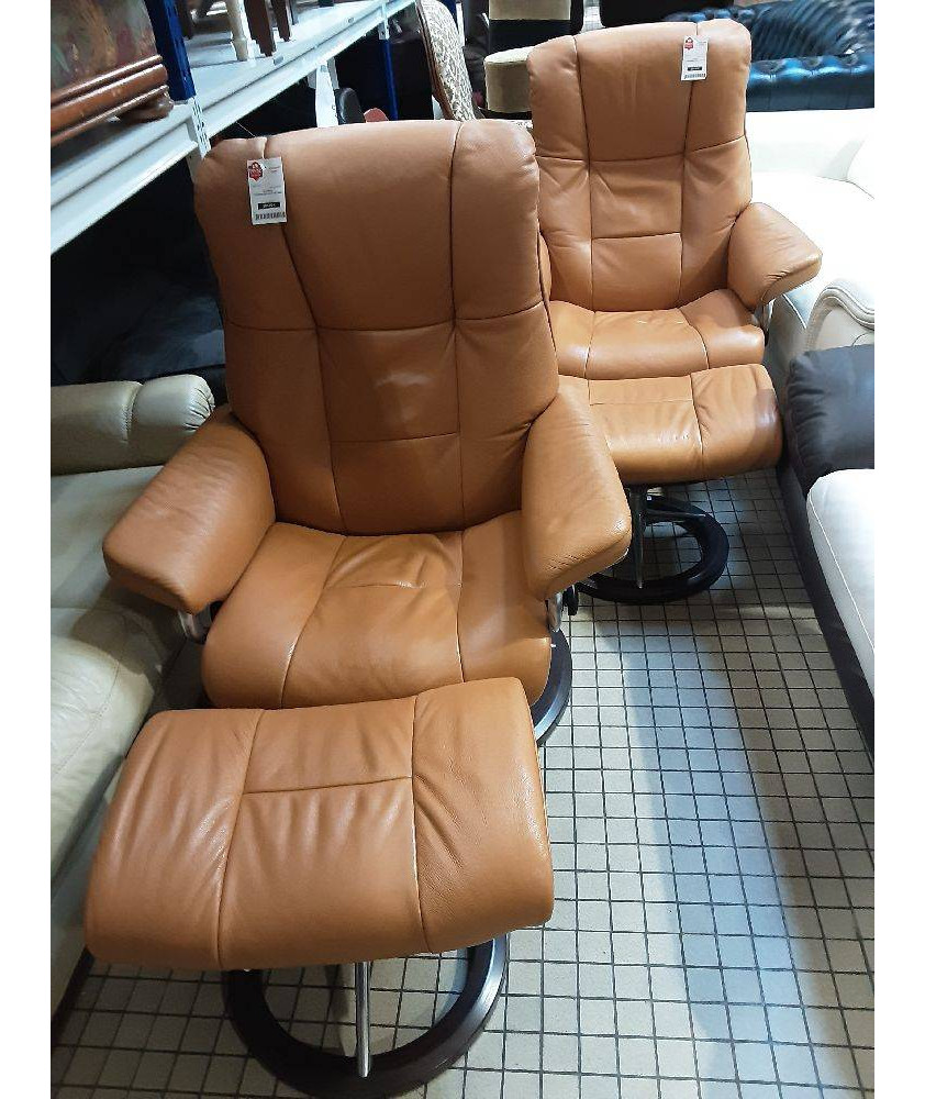 FAUTEUIL STRESSLESS+REPOSE PIED