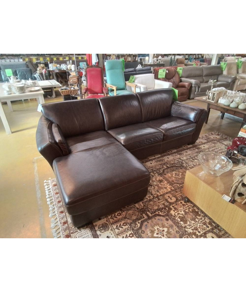 SALON 2 PLACE + MERIDIENNE CUIR