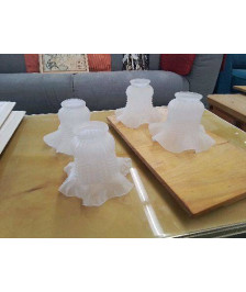 TULIPE EN VERRE DEPOLI