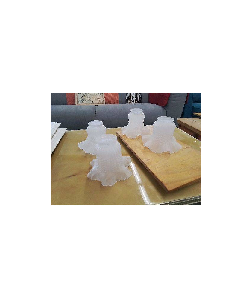 TULIPE EN VERRE DEPOLI