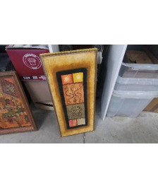 TOILE DECO  JAUNE- HENRI