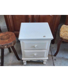 CHEVET BLANC POIGNET ROSE 