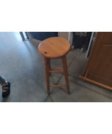 TABOURET DE BAR PIN