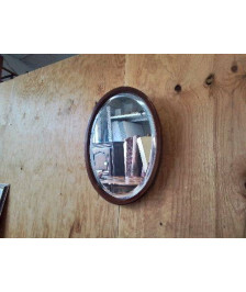 MIROIR OVALE BOIS