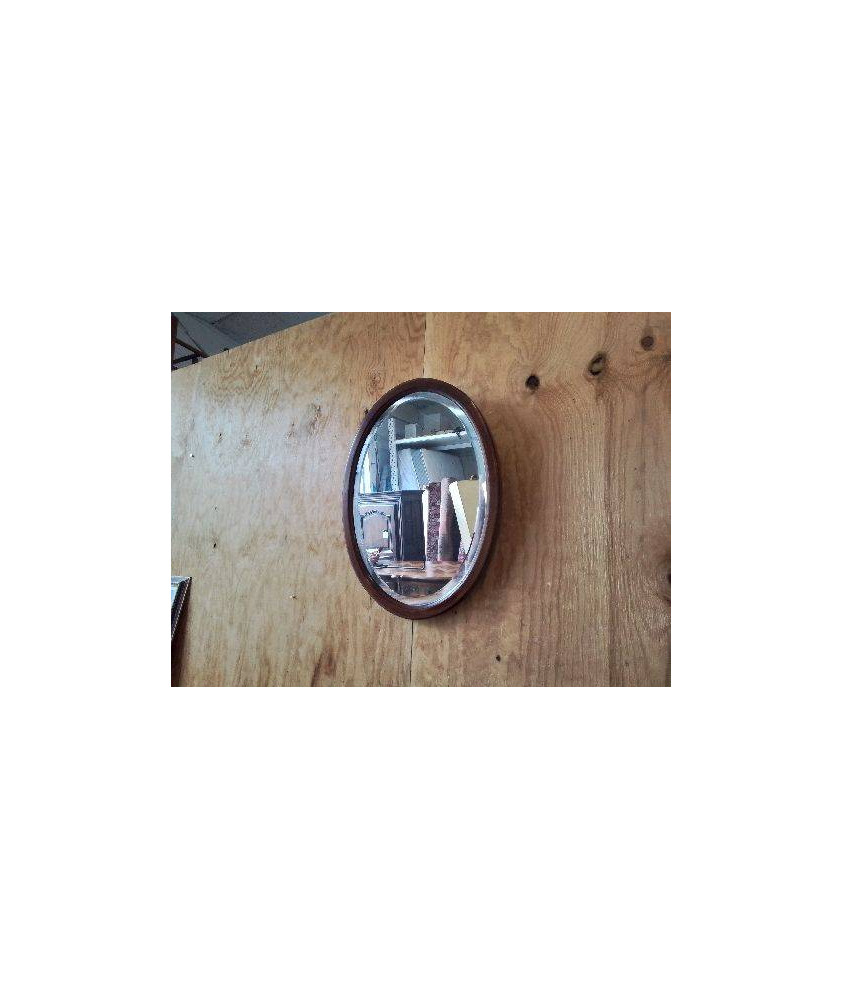MIROIR OVALE BOIS