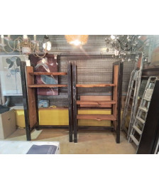 ETAGERE ARTISANAL METAL ET BOIS 