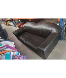 CANAPE CUIR 3 PLACES