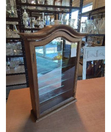 VITRINE MURALE CHANTOURNÉ BOIS