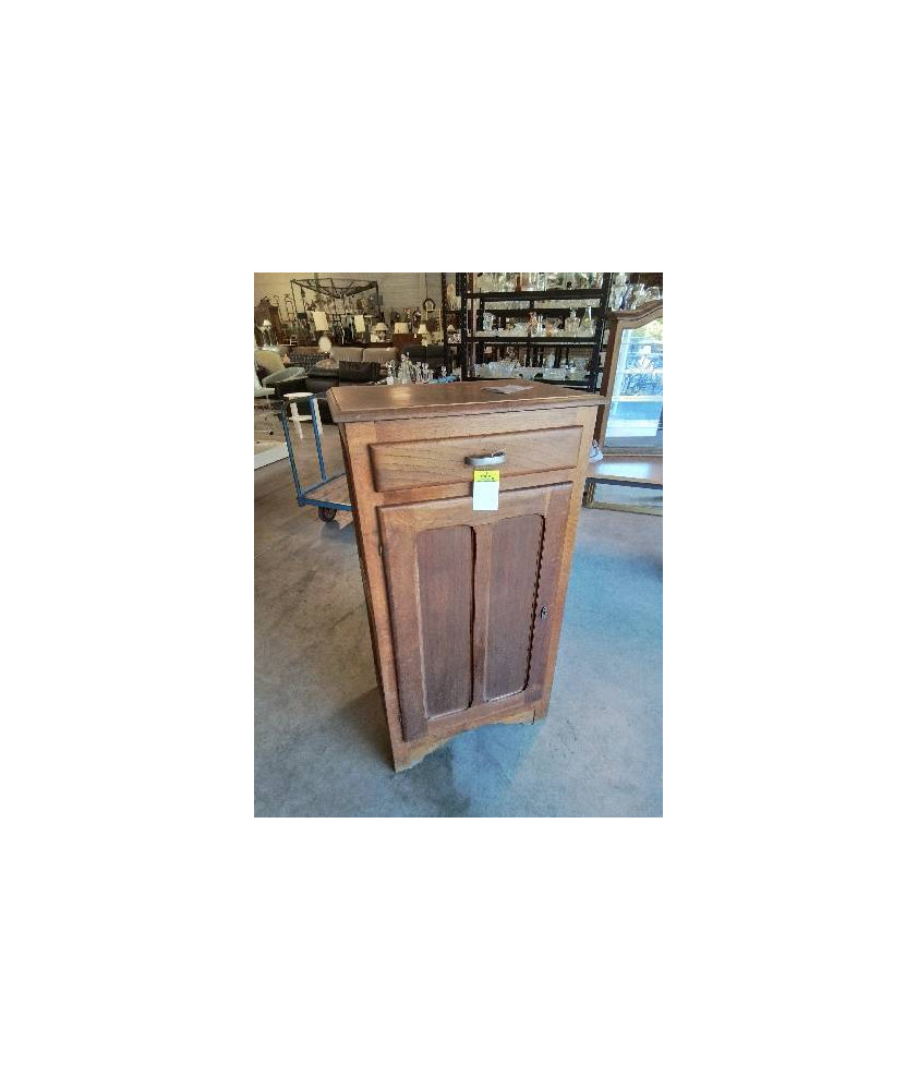 BUFFET BOIS MOULURÉ 1 TIROIR 1 PORTE ANNÉES 40