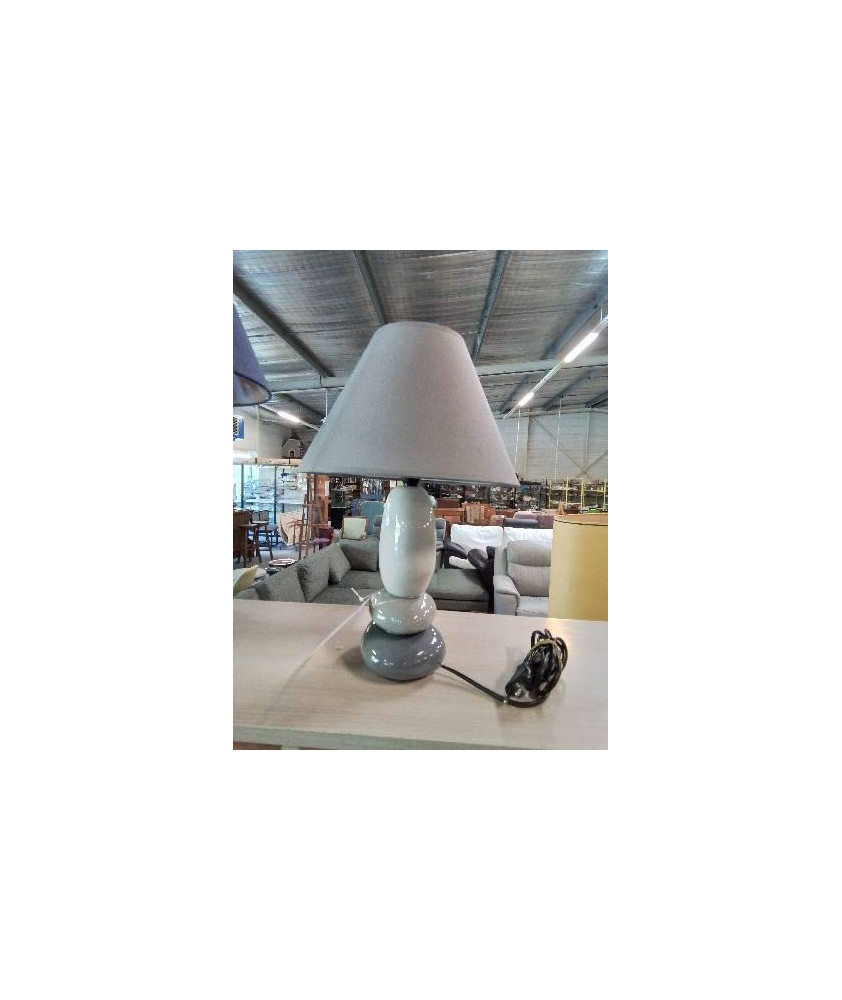 LAMPE GALETS CÉRAMIQUE TAUPE AJ TAUPE