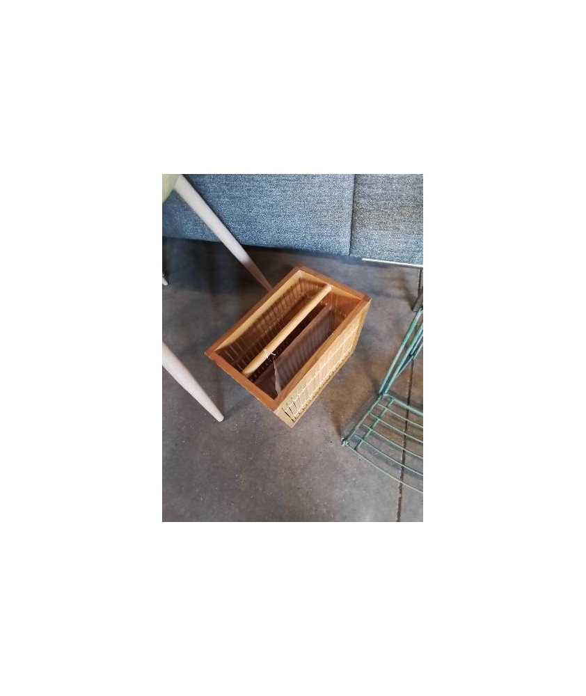 PORTE REVUES BOIS ET BAMBOU REFENDU 