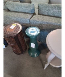 COLONNE CÉRAMIQUE VERTE