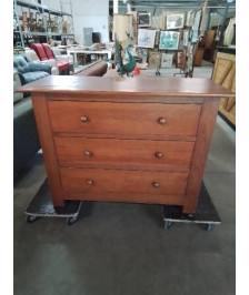 COMMODE PIN 3 TIROIRS 