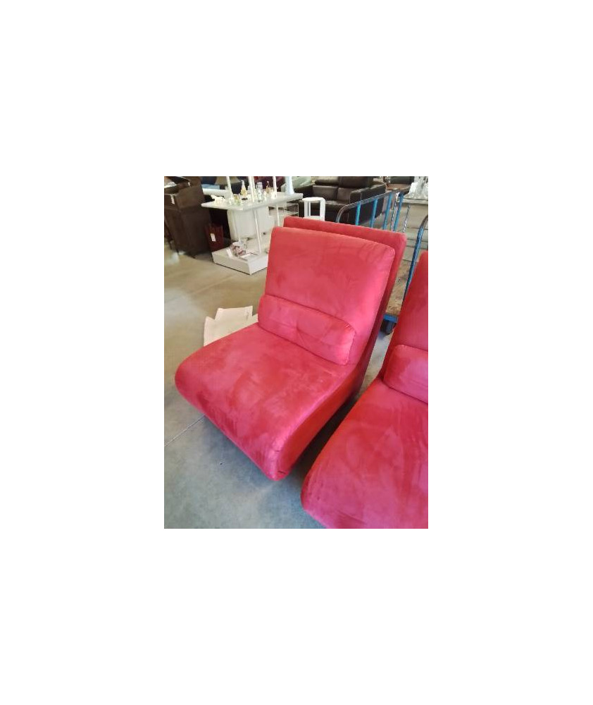 CHAUFFEUSE TISSU ROUGE CHATEAU D’AX