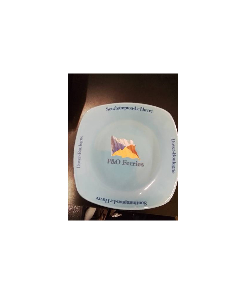VIDE POCHE CERAMIQUE BLEU P&O FERRIES SOUTHAMPTON-LE HAVRE 