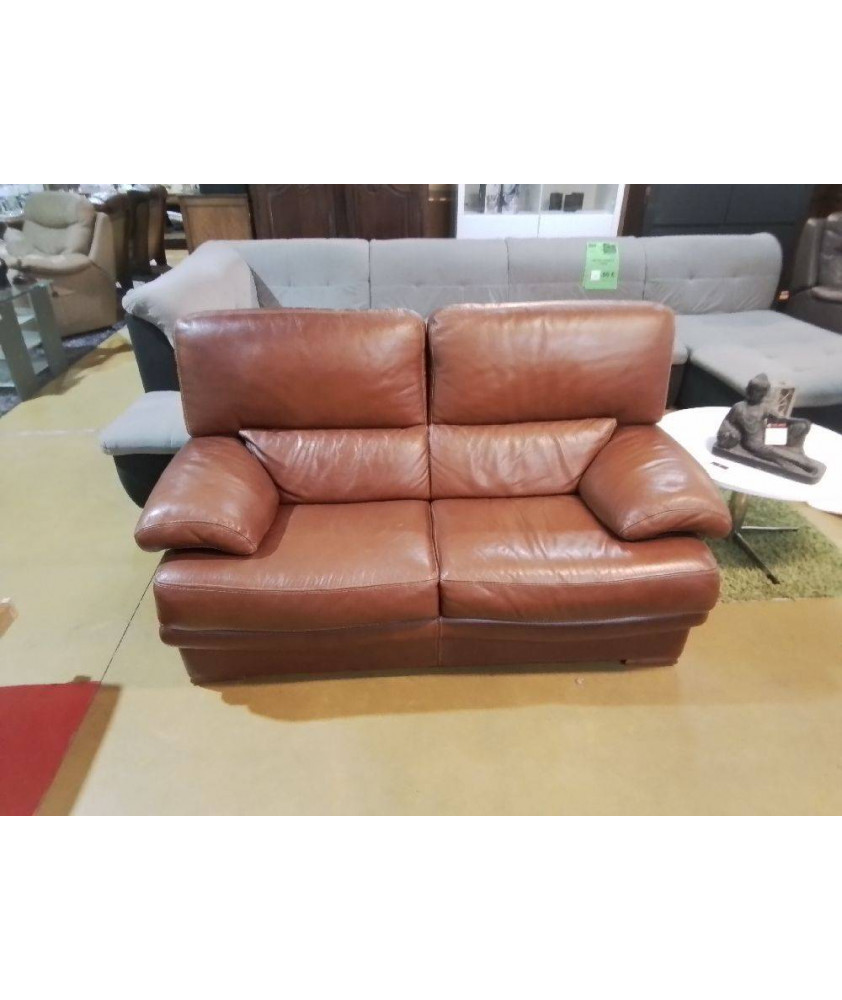 CANAPE CUIR  2 PLACES 