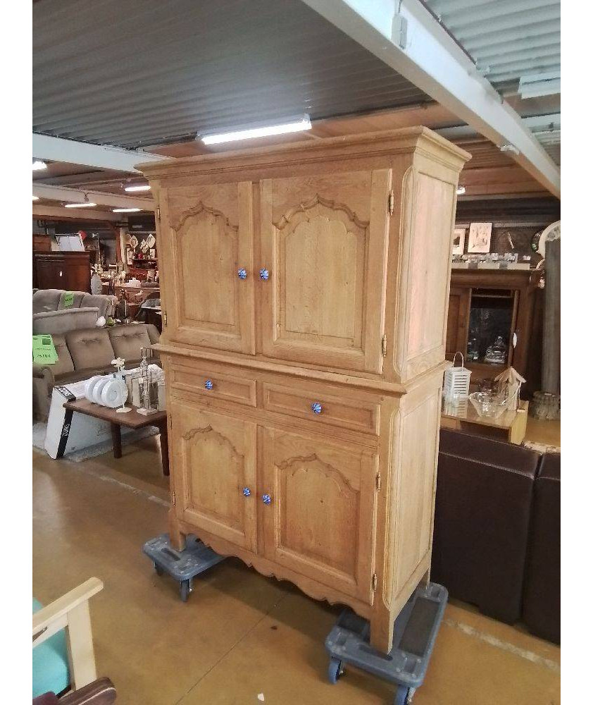 MEUBLES 2 CORPS CHENE MASSIF AEROGOMME 