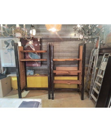 ETAGERE ARTISANAL METAL ET BOIS 