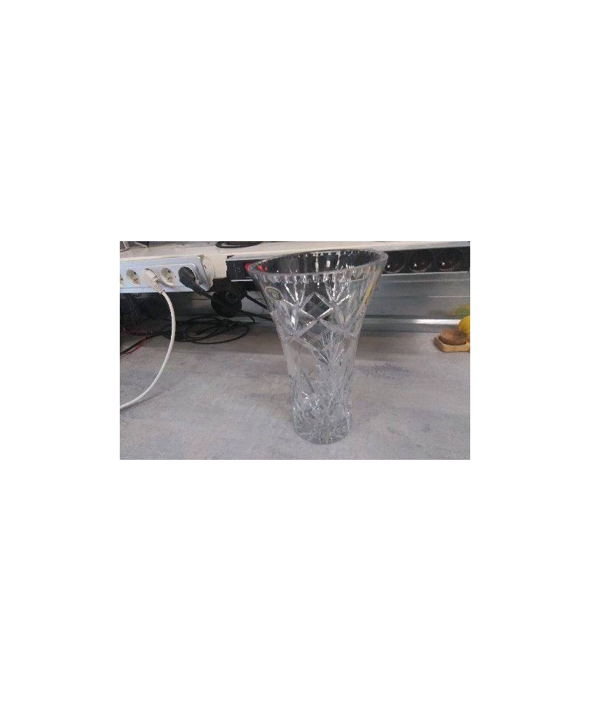 VASE CRISTAL BOHÊME - H 30CM