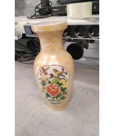 VASE MOTIF ASIATIQUE 
