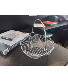 PETITE PANIÈRE  EN ACIER CHROMÉ