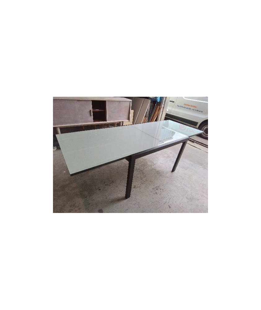 TABLE BOIS ET VERRE 