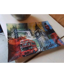 PLAT EN VERRE LONDON 