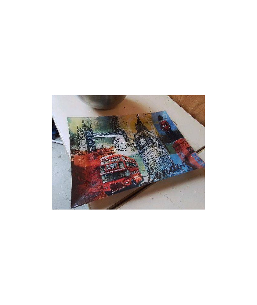 PLAT EN VERRE LONDON 