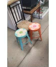 TABOURET METAL / VINTAGE 