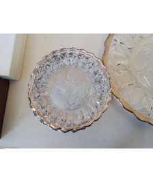 ASSIETTE A PATISSERIE DESSIN CERISE 