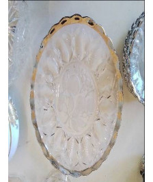 PLAT DE SERVICE DECOR CERISE