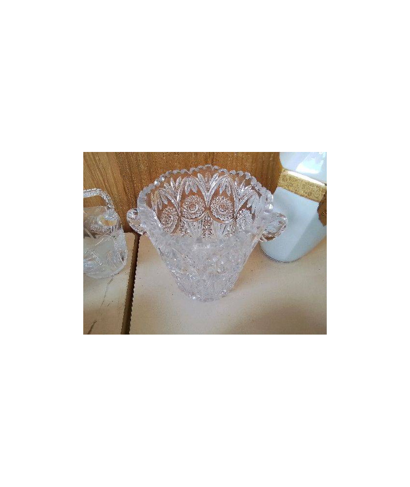 SEAU A GLACON EN CRISTAL