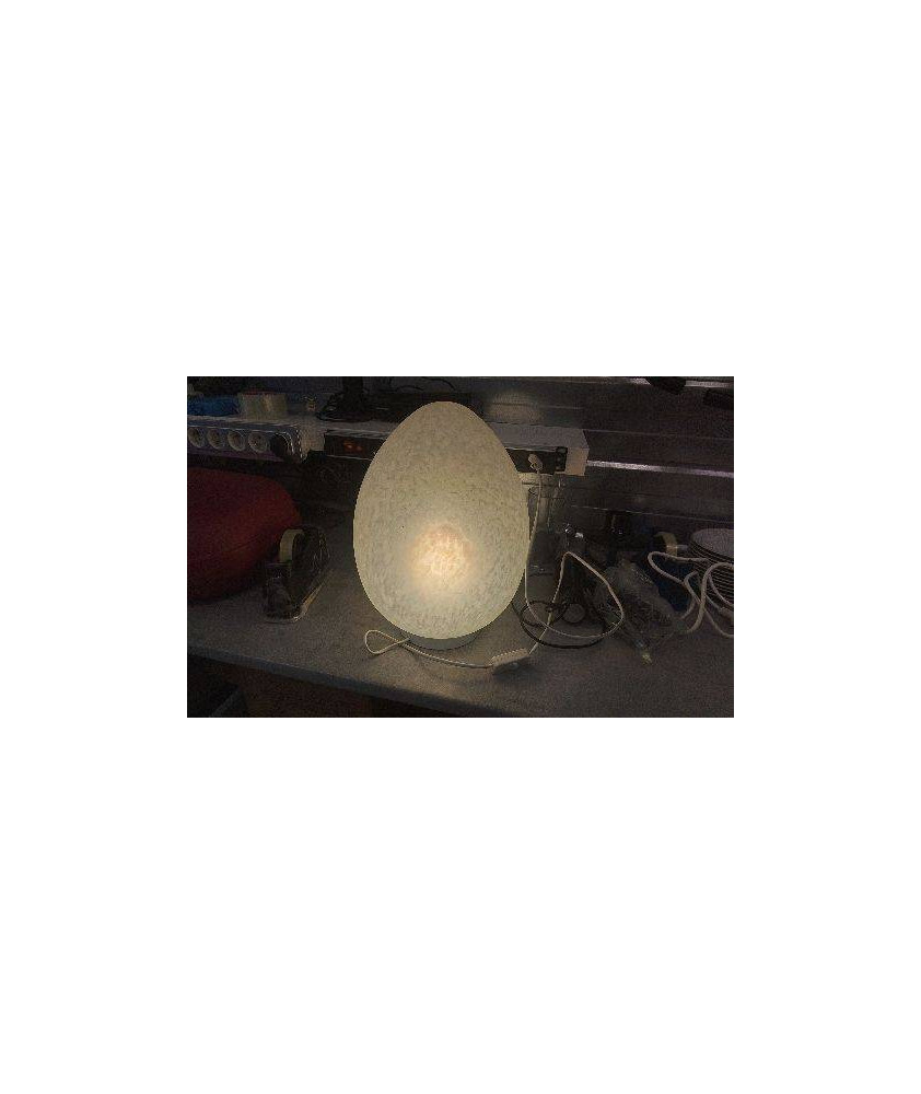 LAMPE OEUF EN VERRE