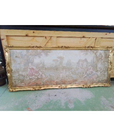 LARGE TAPISSERIE ENCADRÉE