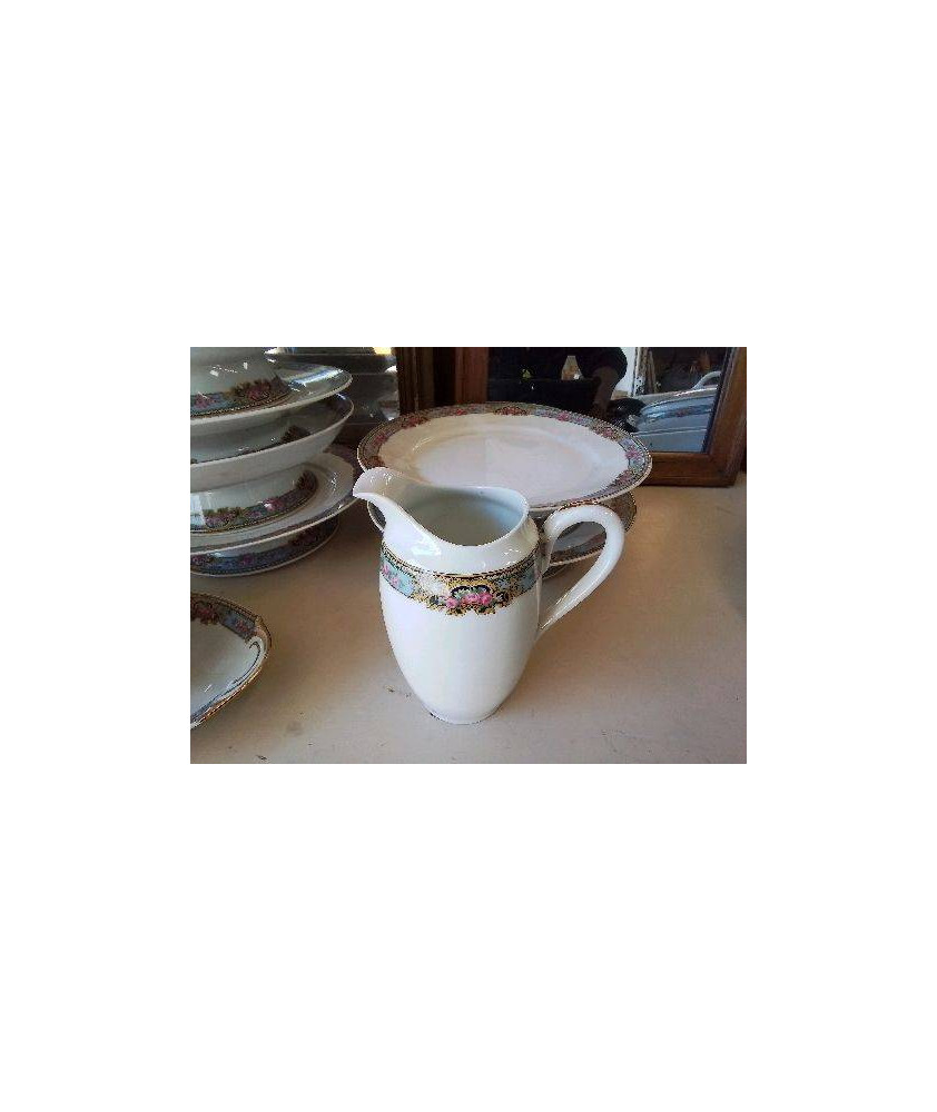 PICHET PORCEMAINE MOTIF FLORAL 