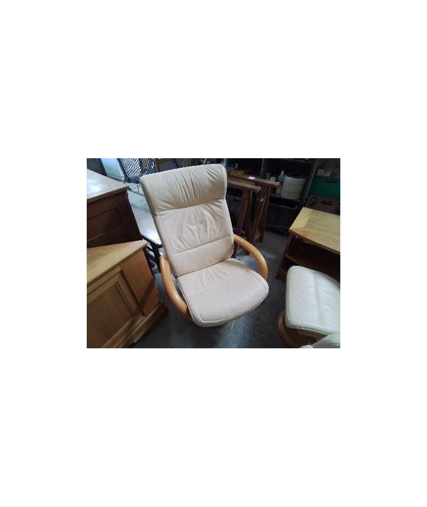 FAUTEUIL RELAX AVEC OTTOMAN 